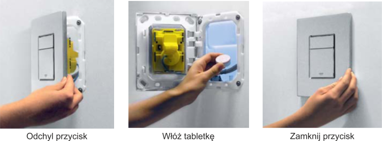 Umieszczanie tabletki