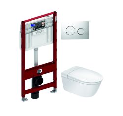 Elektroniczna toaleta myjąca ze stelażem podtynkowym Tece Major&Maker Superior B biały