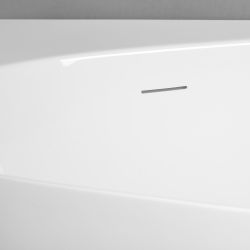 Wanna wolnostojąca 170x80 cm owalna akrylowa Kerra Lucy biały połysk