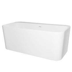 Wanna wolnostojąca prostokątna 150x73 cm Kerra Emma biały połysk