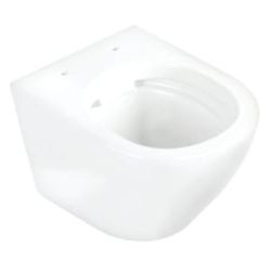 Miska WC wisząca 37x48,5 cm z deską WC Kerra Delos biały połysk