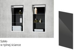 Szkło w tylnej ścianie - za dopłatą