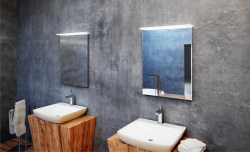 Lustro prostokątne 60x80 cm z oświetleniem LED MCJ Blanca