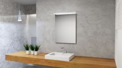 Lustro prostokątne 60x80 cm z oświetleniem LED MCJ Blanca