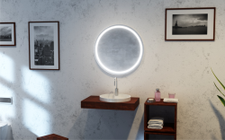 Lustro okrągłe 50 cm z oświetleniem LED MCJ Cerchio R