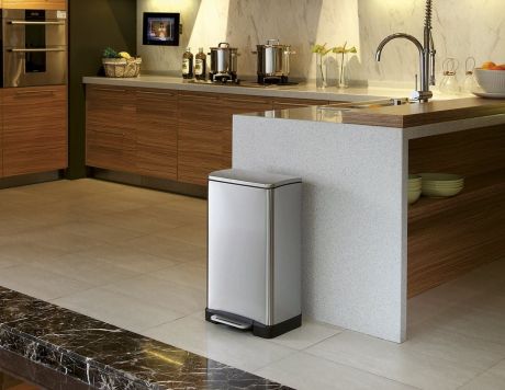 Przejdź do produktu E-BIN kosz na śmieci 30l, Soft Close, stal nierdzewna szczotkowana