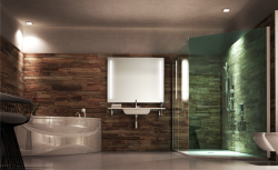 Lustro prostokątne 100x80 cm z oświetleniem LED MCJ Classic