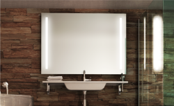 Lustro prostokątne 100x80 cm z oświetleniem LED MCJ Classic