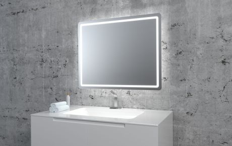 Przejdź do produktu Lustro prostokątne 100x80 cm z oświetleniem LED MCJ Forma