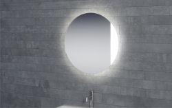 Lustro okrągłe 70 cm z oświetleniem LED MCJ Luna
