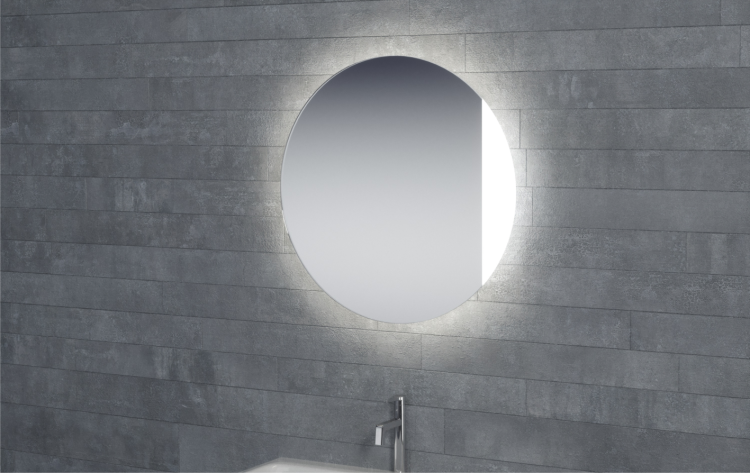 Lustro okrągłe 70 cm z oświetleniem LED MCJ Luna