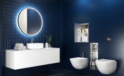 Lustro okrągłe 60 cm z oświetleniem LED MCJ Lupe Plus