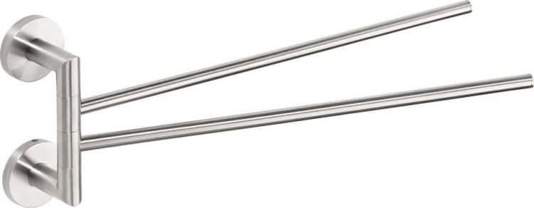 X-STEEL obrotowy wieszak na ręczniki 420mm,stal nierdz. szczotkowana