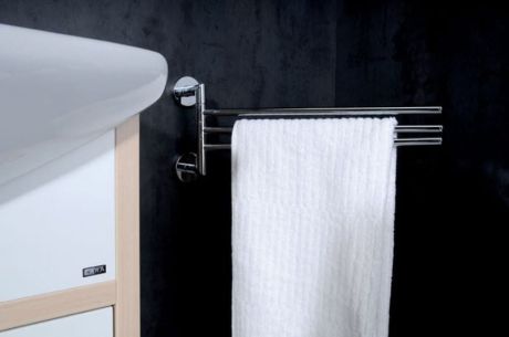 Przejdź do produktu X-ROUND obrotowy wieszak na ręczniki potrójny 380mm, chrom