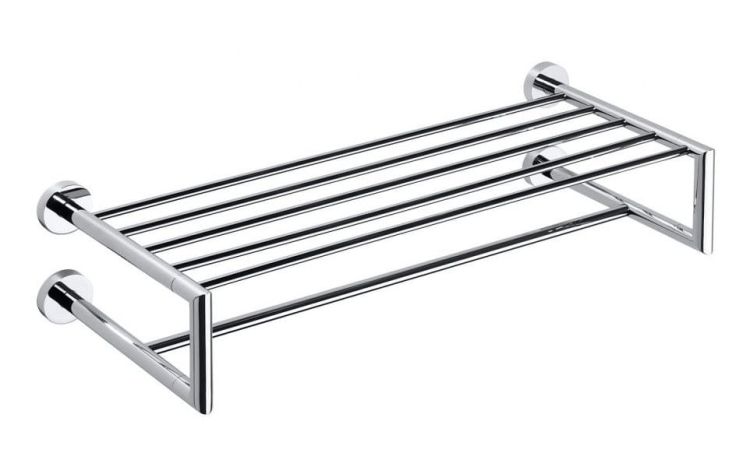 X-ROUND  podwójna półka na ręczniki 650mm, chrom