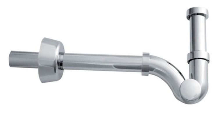 ROYAL FAMILY syfon bidetowy 1'1/4, odpływ 32mm, chrom