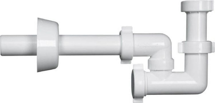 BAZOOKA syfon bidetowy, biały