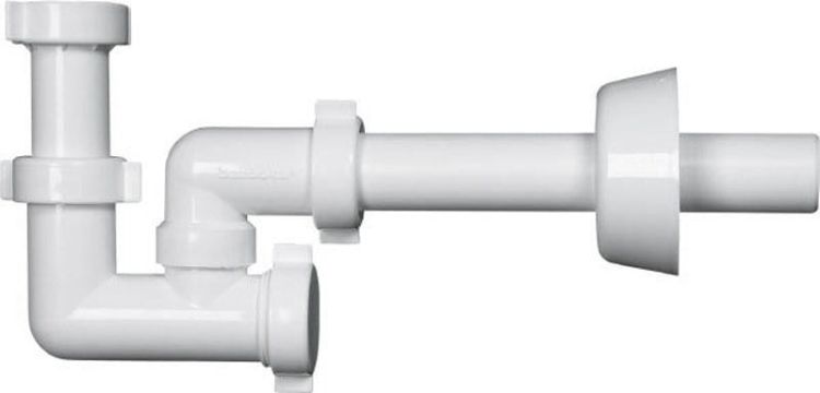 BAZOOKA syfon bidetowy, biały