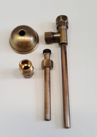 Przejdź do produktu Zestaw do podłączenia spłuczki wysokiej Retro, Waldorf, brąz