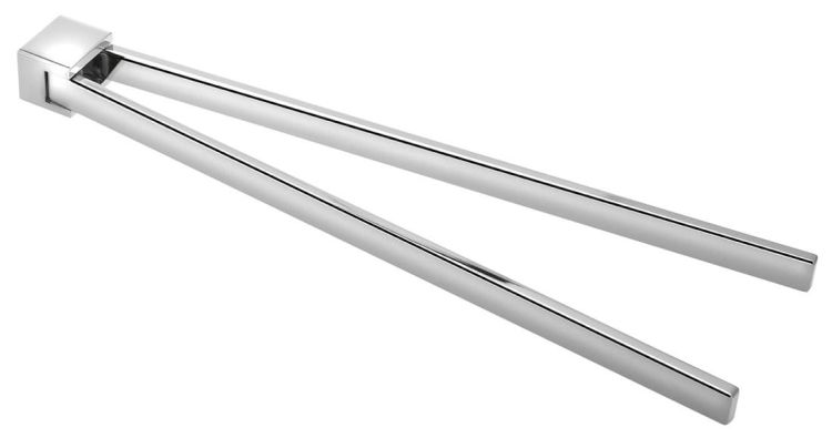 EVEREST obrotowy wieszak na ręczniki podwójny 430mm, chrom