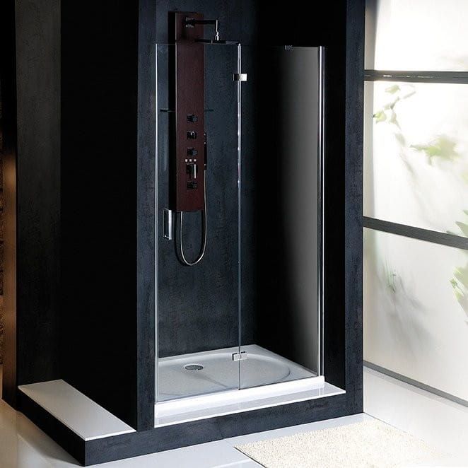 VITRA LINE drzwi wnękowe 1000mm, prawe, szkło czyste