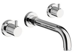 AIRTECH trzyelementowa bateria umywalkowa, podtynkowa, chrom