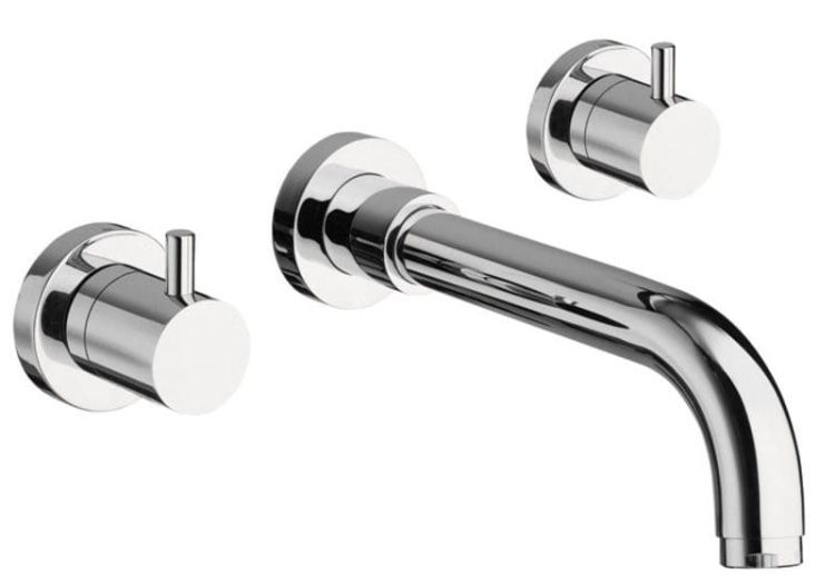 AIRTECH trzyelementowa bateria umywalkowa, podtynkowa, chrom