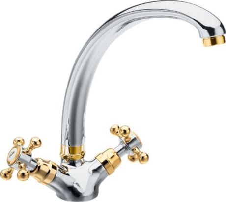 Przejdź do produktu ANTEA bateria kuchenna, wysokość 265mm, chrom/złoto