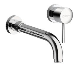 RHAPSODY dwuelementowa bateria umywalkowa, naścienna, chrom