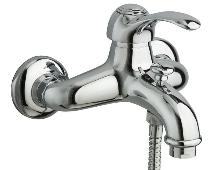 VANITY bateria wannowa ścienna, chrom