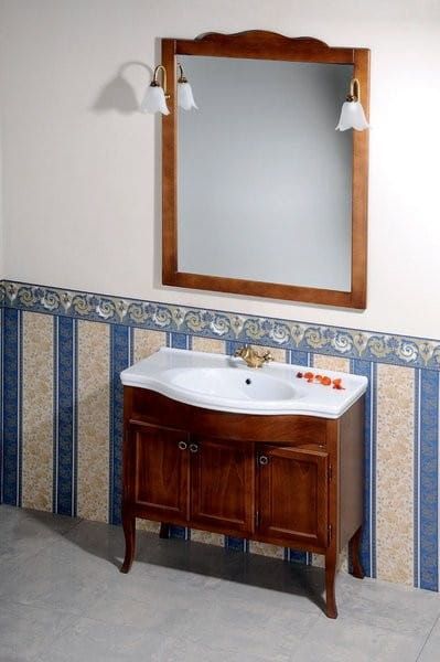 RETRO lustro 89x115cm, buk