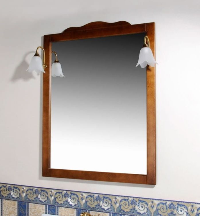 RETRO lustro 89x115cm, buk