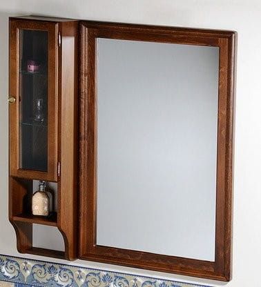RETRO szafka do lustra 25x115x20cm, buk, prawa