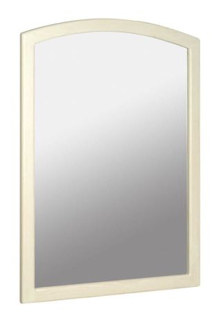 Przejdź do produktu RETRO lustro w drewnianej ramie 65x91cm, starobiałe