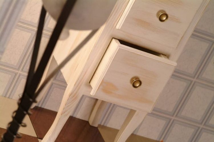 RETRO szafka 35x119x33cm, starobiała