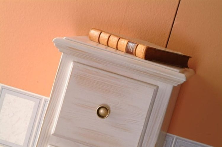 RETRO szafka 35x119x33cm, starobiała