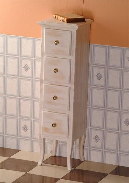 RETRO szafka 35x119x33cm, starobiała