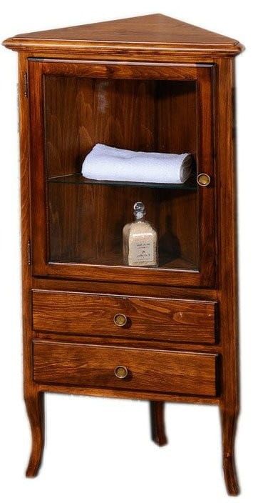 RETRO szafka narożna 60x120x47cm, buk, lewa