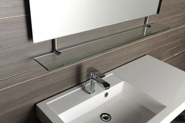 WEGA lustro 900x800mm, z półką
