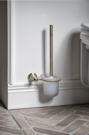 Przejdź do produktu DIAMOND wisząca szczotka do WC, szkło mleczne, brąz