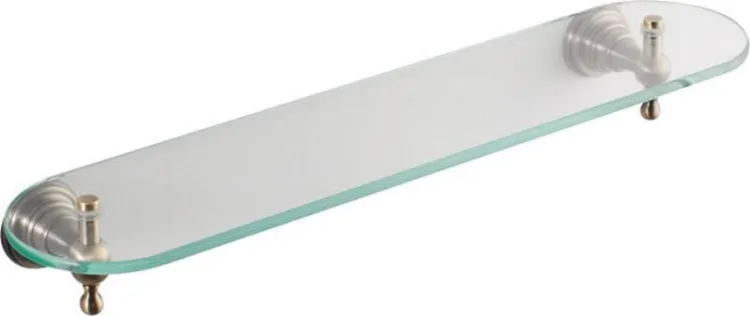 DIAMOND półka szklana, brąz