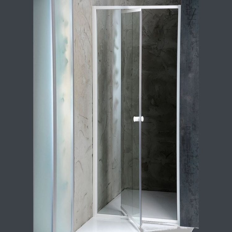 AMICO drzwi wnękowe uchylne 820-1000x1850mm, szkło czyste