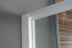 AMICO drzwi wnękowe uchylne 820-1000x1850mm, szkło czyste