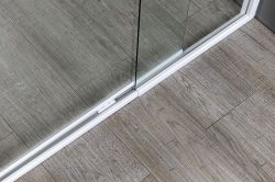 AMICO drzwi wnękowe uchylne 820-1000x1850mm, szkło czyste