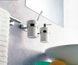 OLYMP kubek ceramiczny, chrom