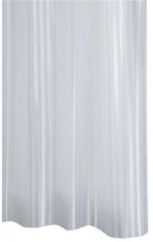 SATIN zasłonka prysznicowa 180x200cm, polyester, biała