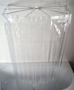 OMBRELLA kabina prysznicowa składana 100x70cm, przezroczysta