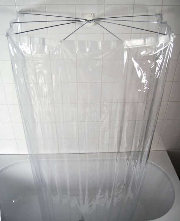 OMBRELLA kabina prysznicowa składana 100x70cm, przezroczysta