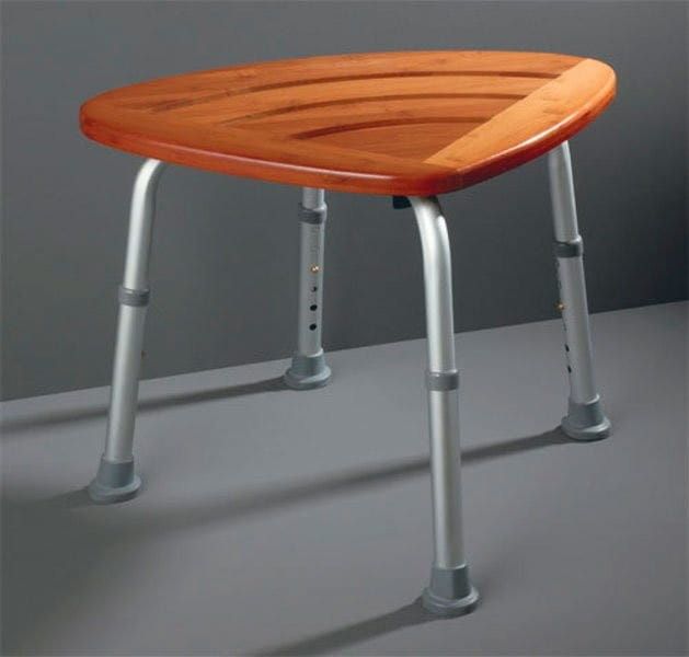 Taboret łazienkowy, bambus