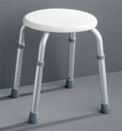 Taboret łazienkowy, biały